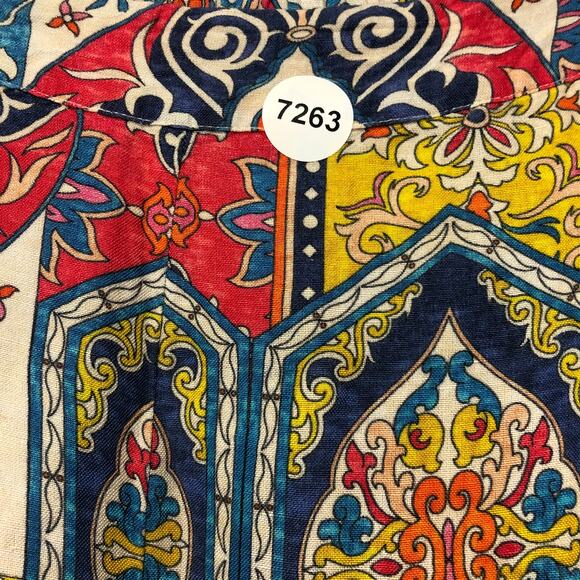 Anthropologie Ranna Gill Giana Wide Leg Linen Pants Multicolor Size S - Picture 9 of 9